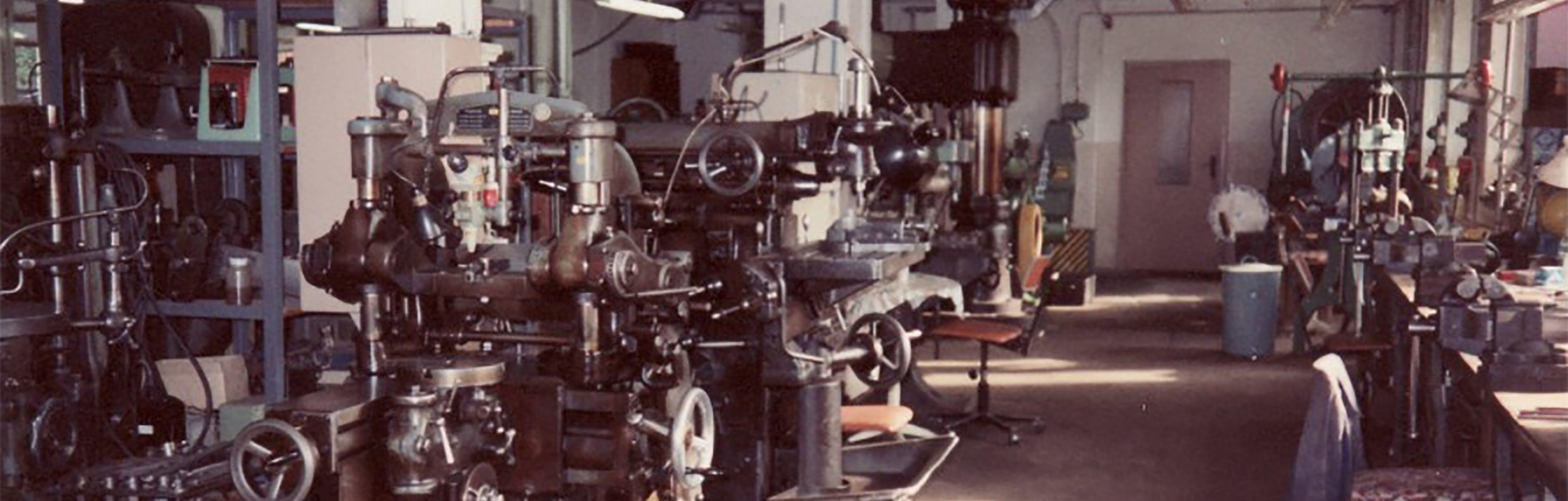 Maschinenpark um 1990
